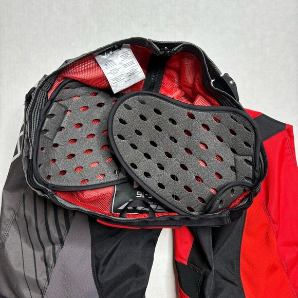 Fly Racing F-16 Racing Pants Red Black Gray White - Picture 7 of 8